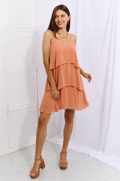 Cascade Ruffle Style Cami in Sherbet | Dress