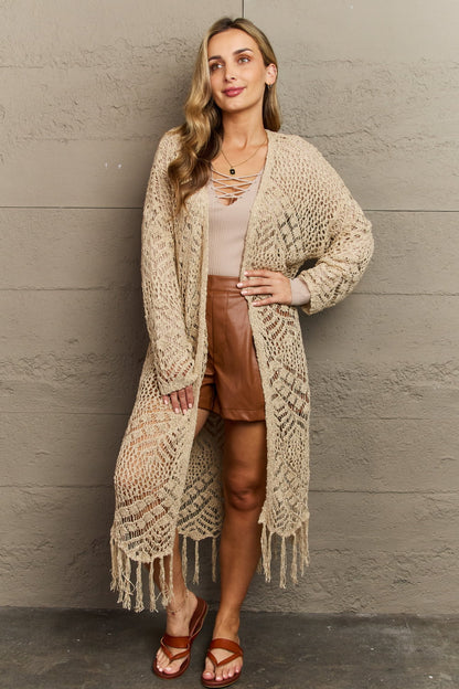 Western Knit Fringe | Cardigan