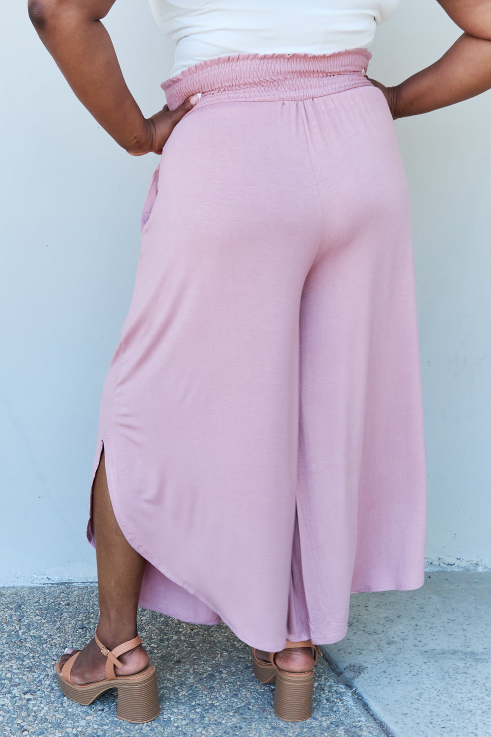 Wide Leg Palazzo in Lavender | Pants