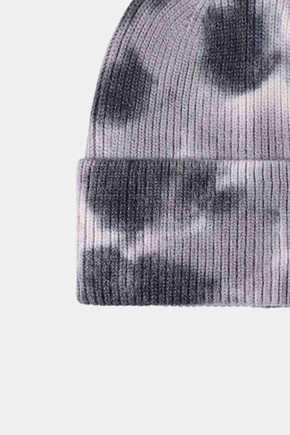 Tie-Dye Cuffed Rib-Knit Beanie | Hat