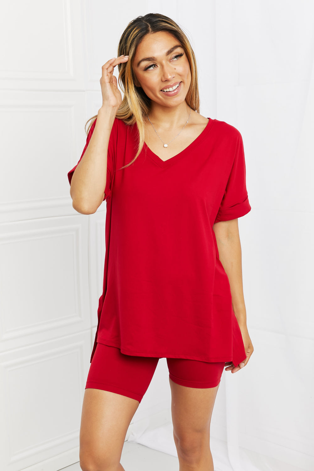 Brushed Burgundy | Lounge Set