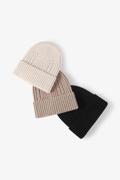 Cable-Knit Cuff Beanie | Hat