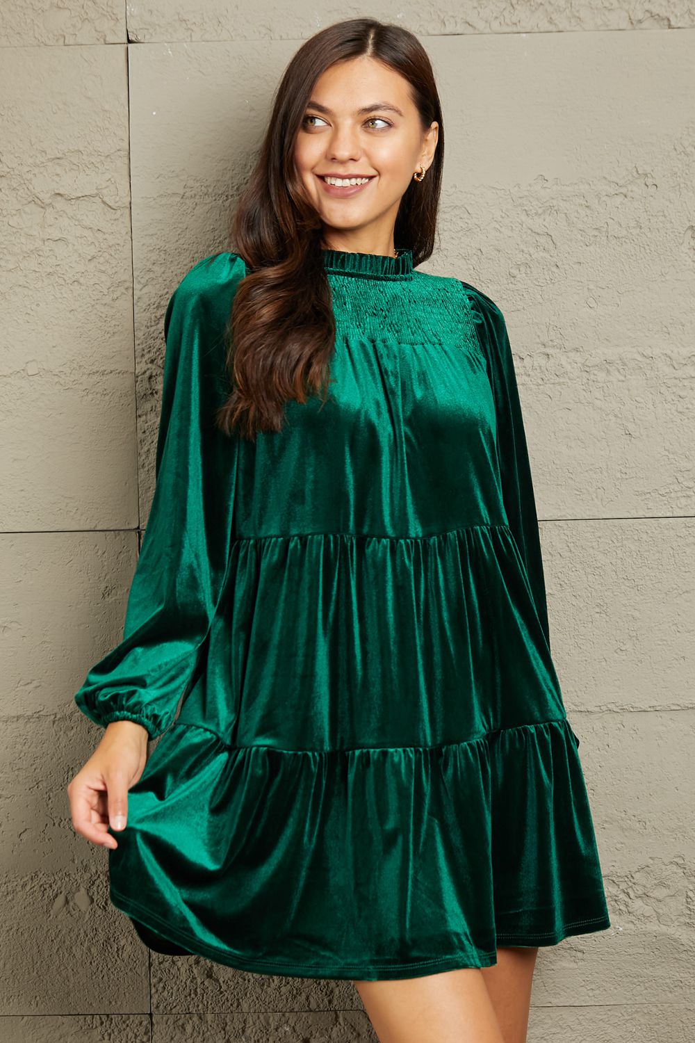 Velvet Tiered | Dress