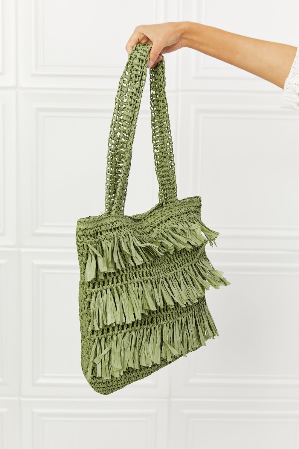Counting Straw Fringe | Tote Bag