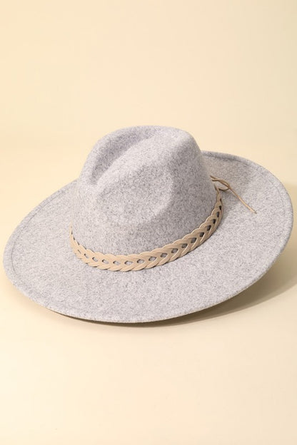 We’re Woven Together Braided Strap Fedora | Hat