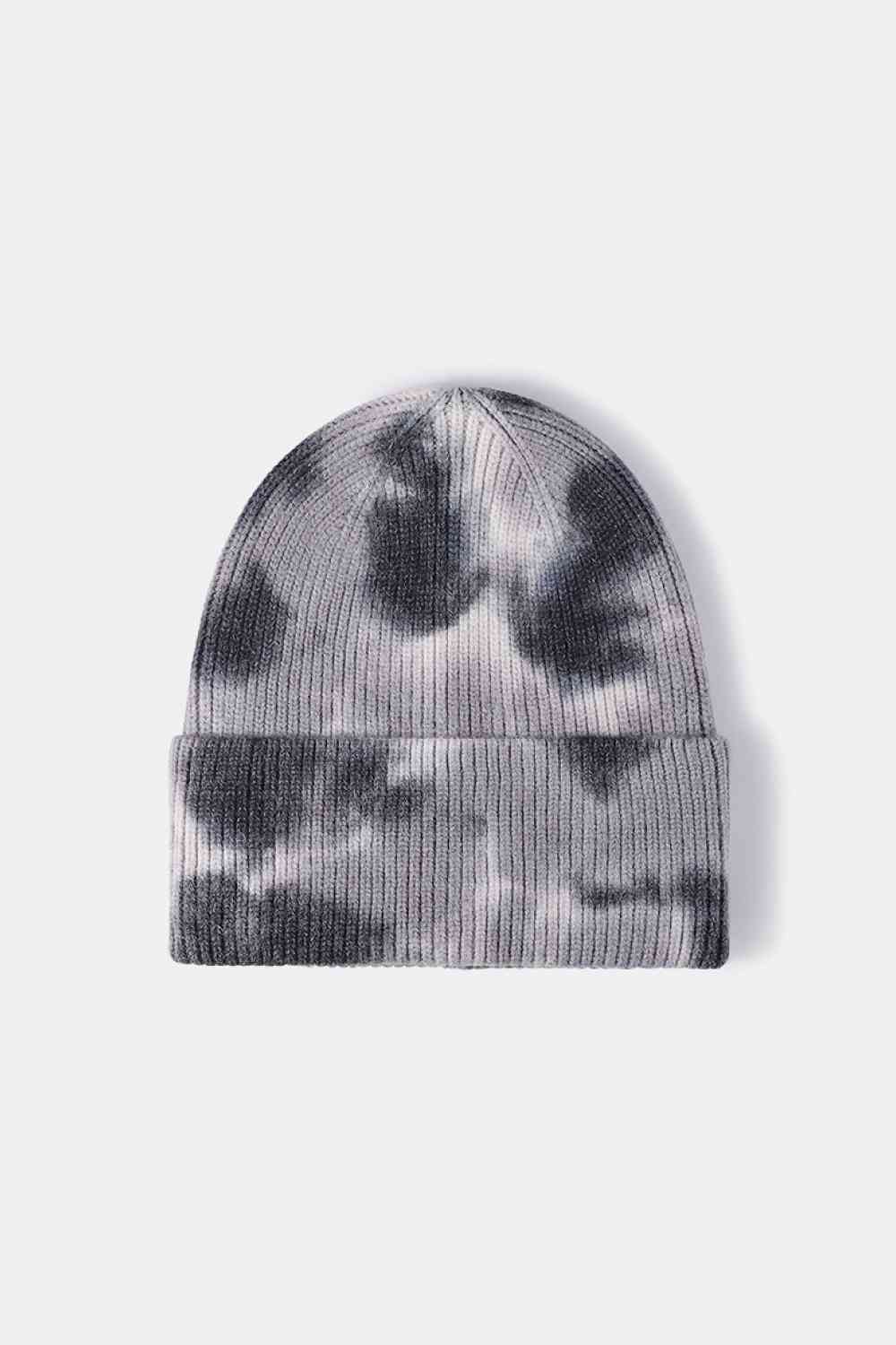 Tie-Dye Cuffed Rib-Knit Beanie | Hat