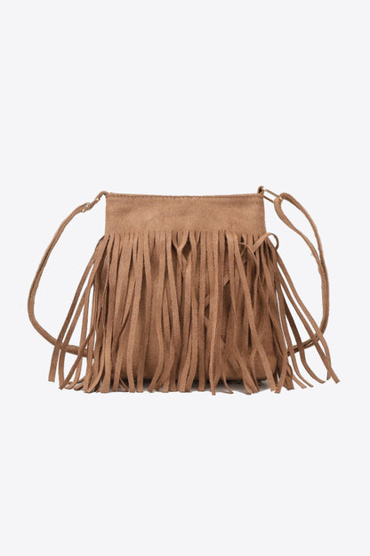 Vegan Leather Crossbody with Fringe | Bag