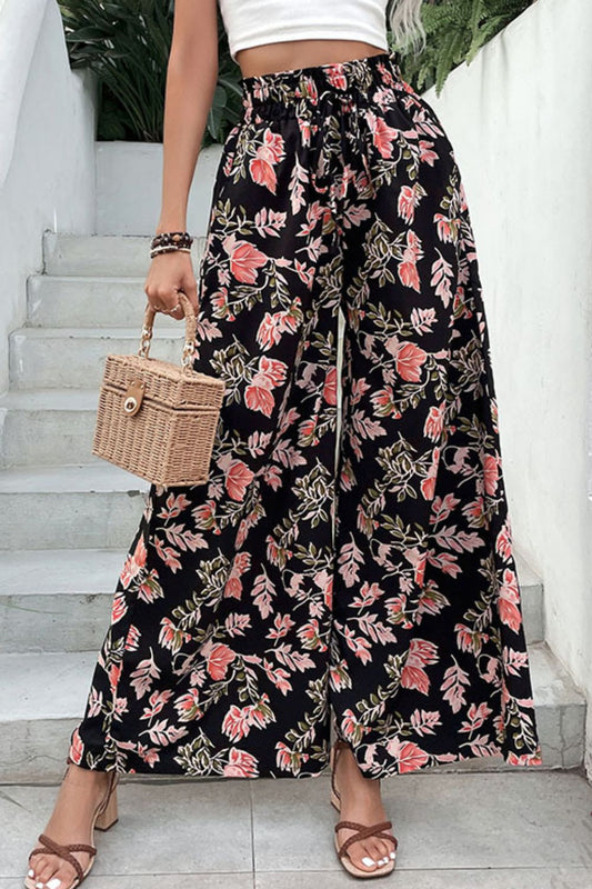 Floral Wide Leg | Pants
