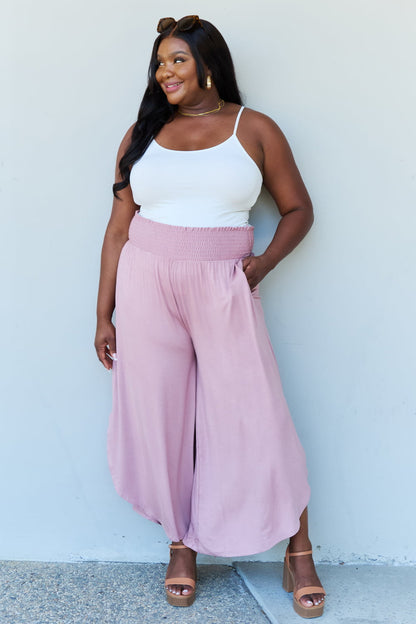 Wide Leg Palazzo in Lavender | Pants