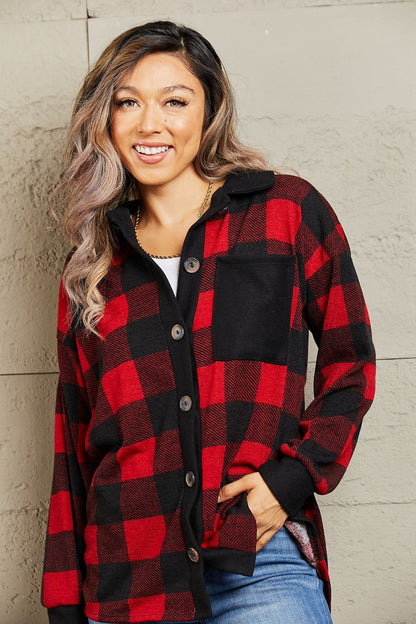 Contrast Plaid | Shacket