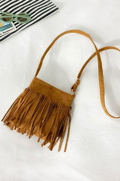 Vegan Leather Crossbody with Fringe | Bag