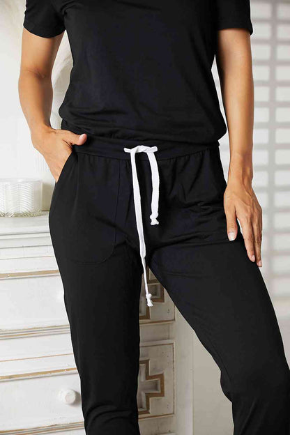 Asymmetrical Neck with Pockets | Jumpsuit