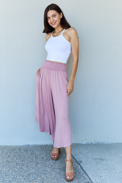 Wide Leg Palazzo in Lavender | Pants