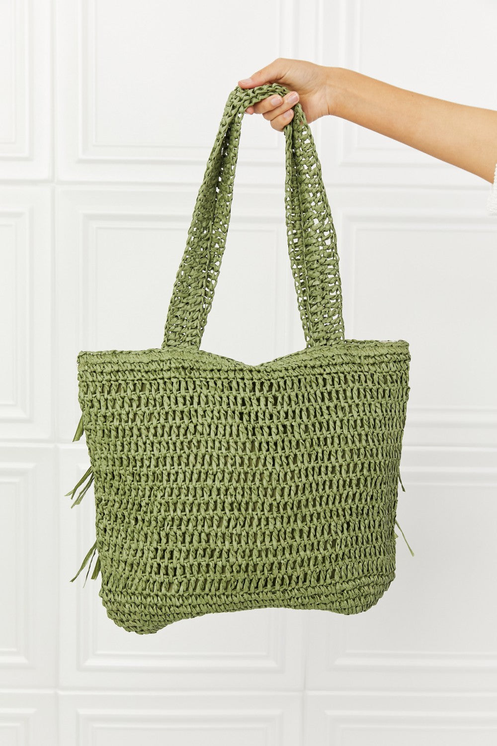 Counting Straw Fringe | Tote Bag