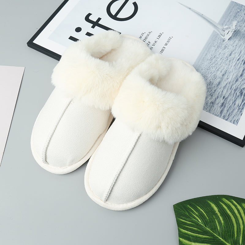 Faux Suede Center Seam | Slippers