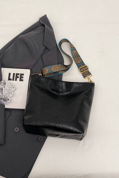 Ethnic Strap Vegan Leather Shoulder | Bag