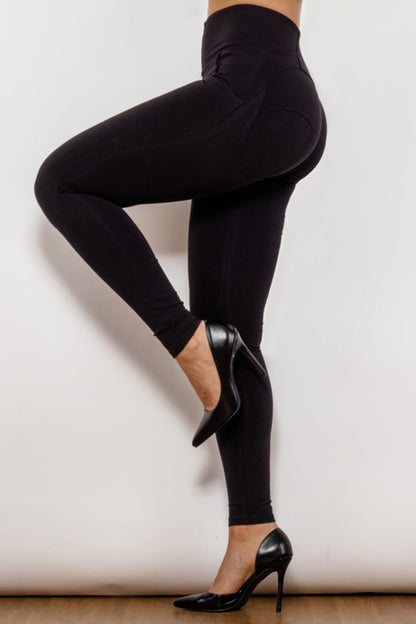 Comfy Huggers Zip Detail Skinny Long | Jeans