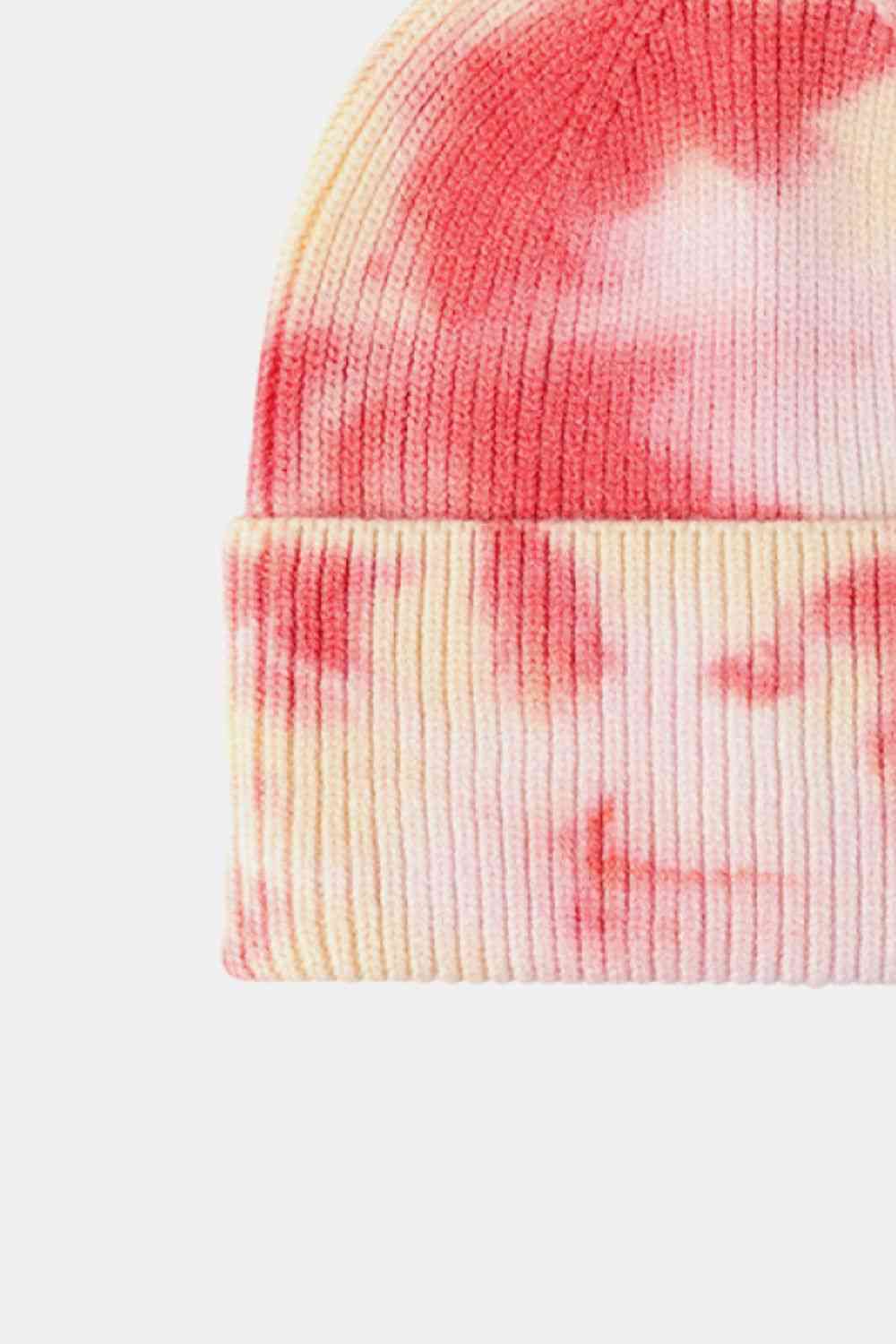 Tie-Dye Cuffed Rib-Knit Beanie | Hat