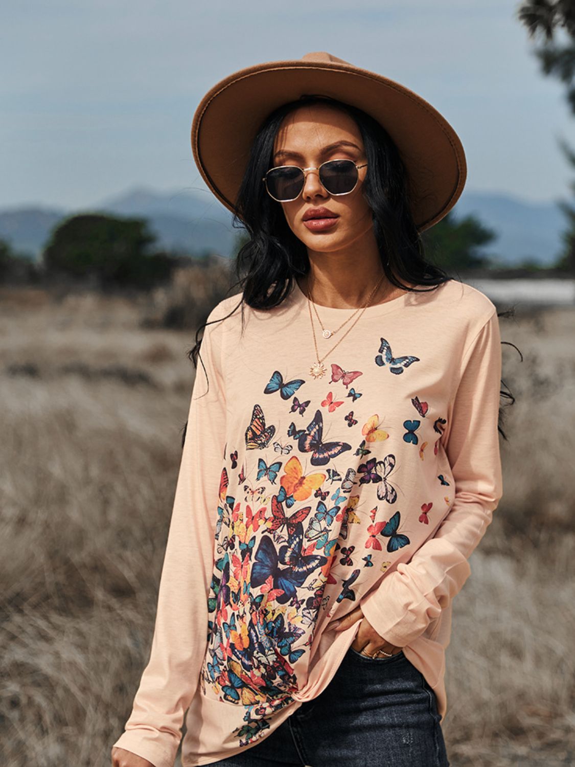 Butterflies | Long Sleeve Tee