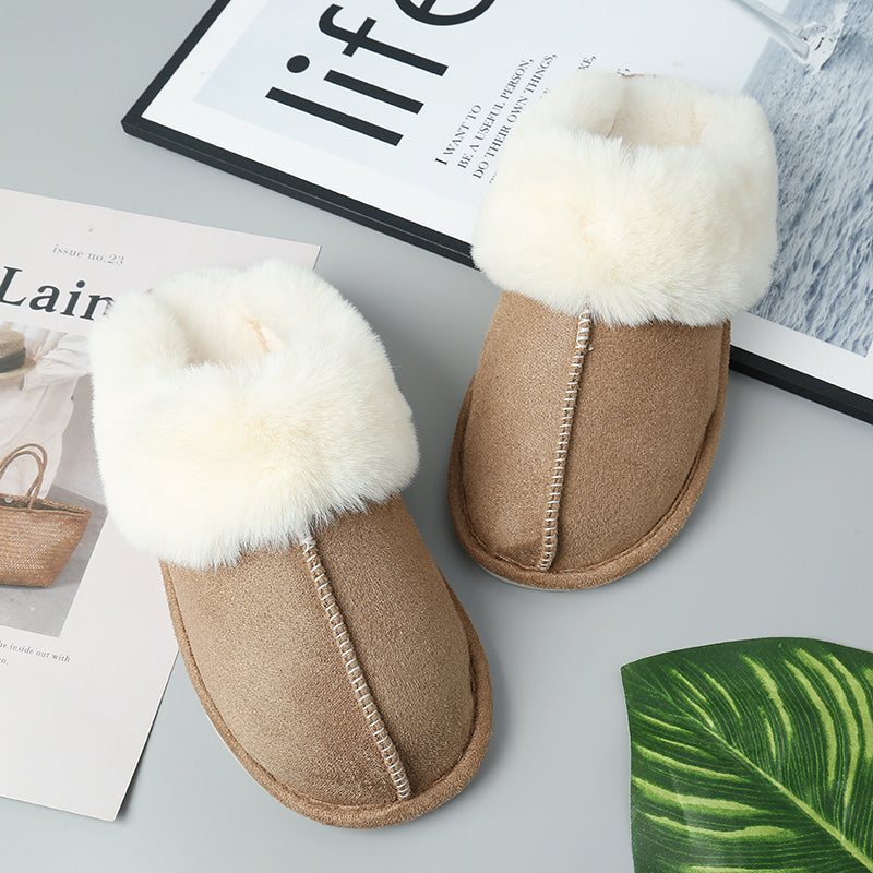 Faux Suede Center Seam | Slippers