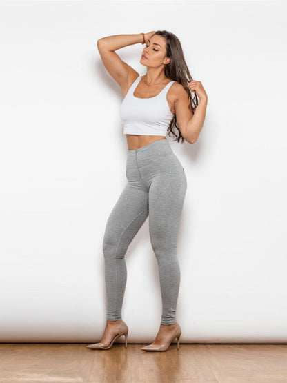 Zip Detail High Waist | Leggings