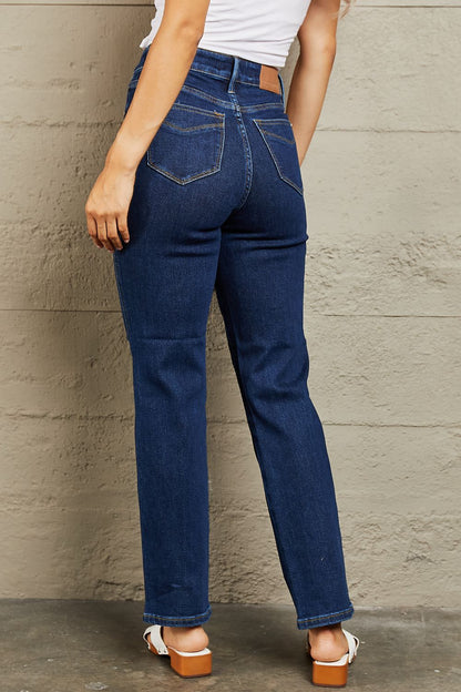 Tummy Control High Waisted Straight | Jeans