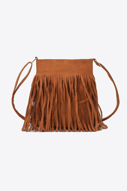 Vegan Leather Crossbody with Fringe | Bag