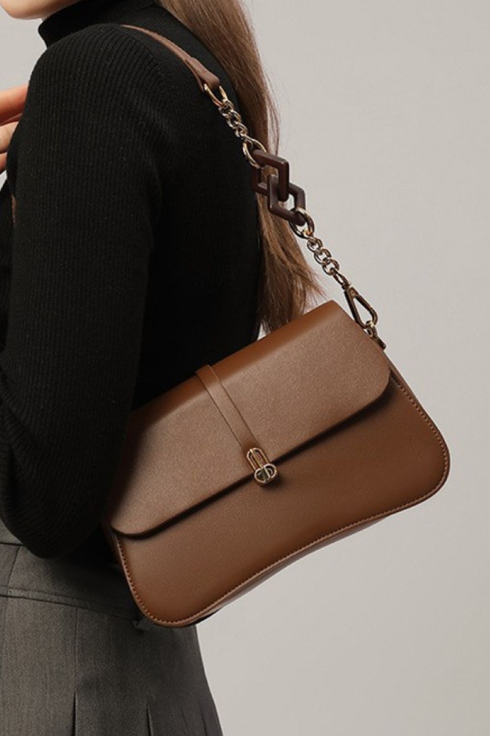 Vegan Leather Shoulder | Bag