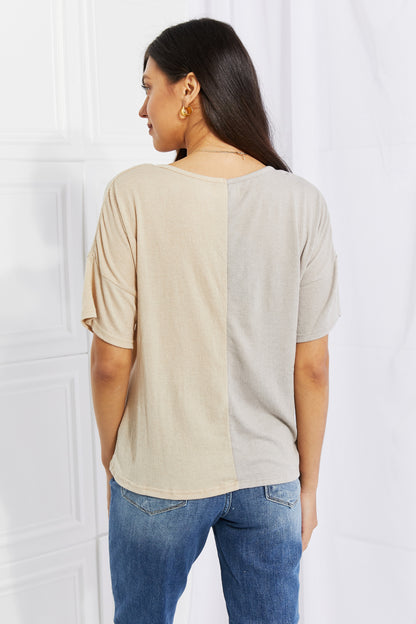 Cinched Color Block | Top