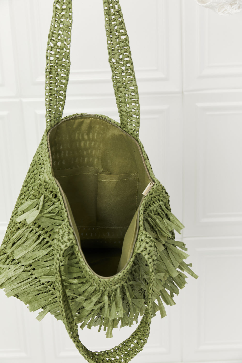Counting Straw Fringe | Tote Bag