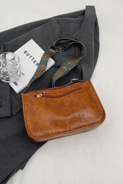 Ethnic Strap Vegan Leather Shoulder | Bag
