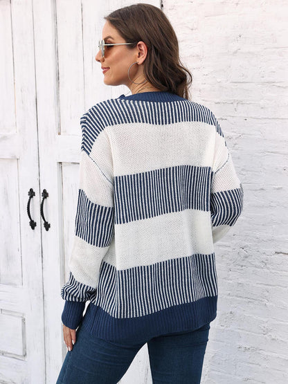 Round Neck Drop Shoulder | Sweater