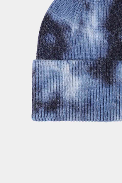 Tie-Dye Cuffed Rib-Knit Beanie | Hat