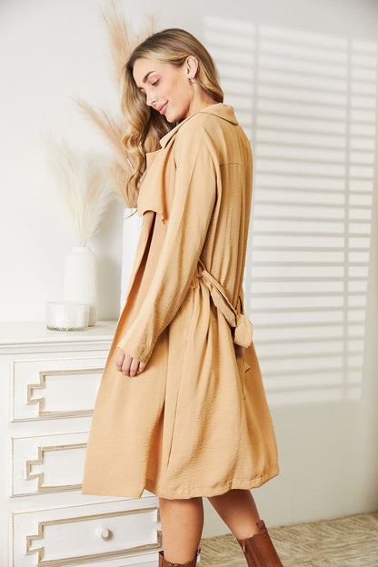 Tied  with Pockets Trench | Coat