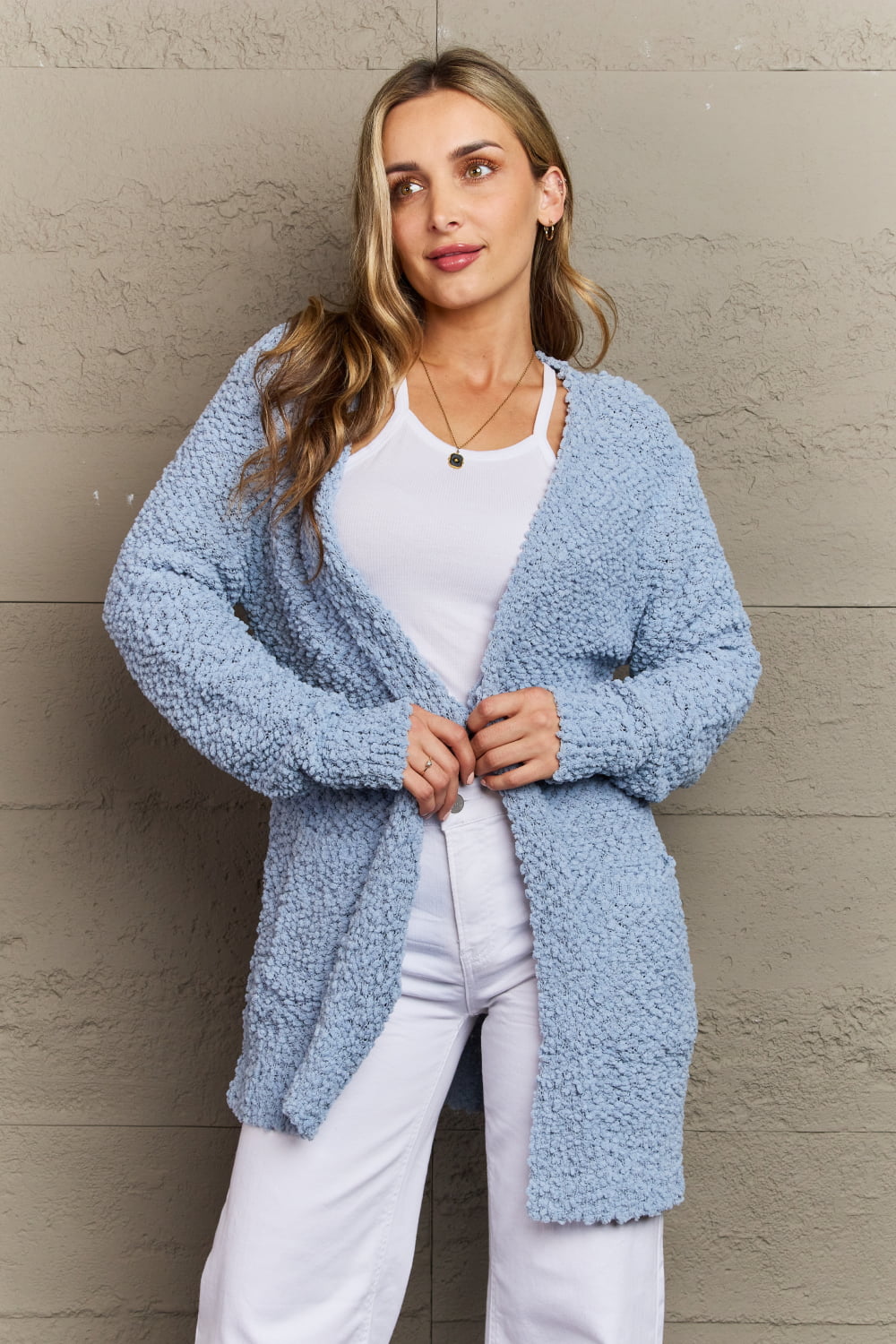 Open Front Popcorn | Cardigan