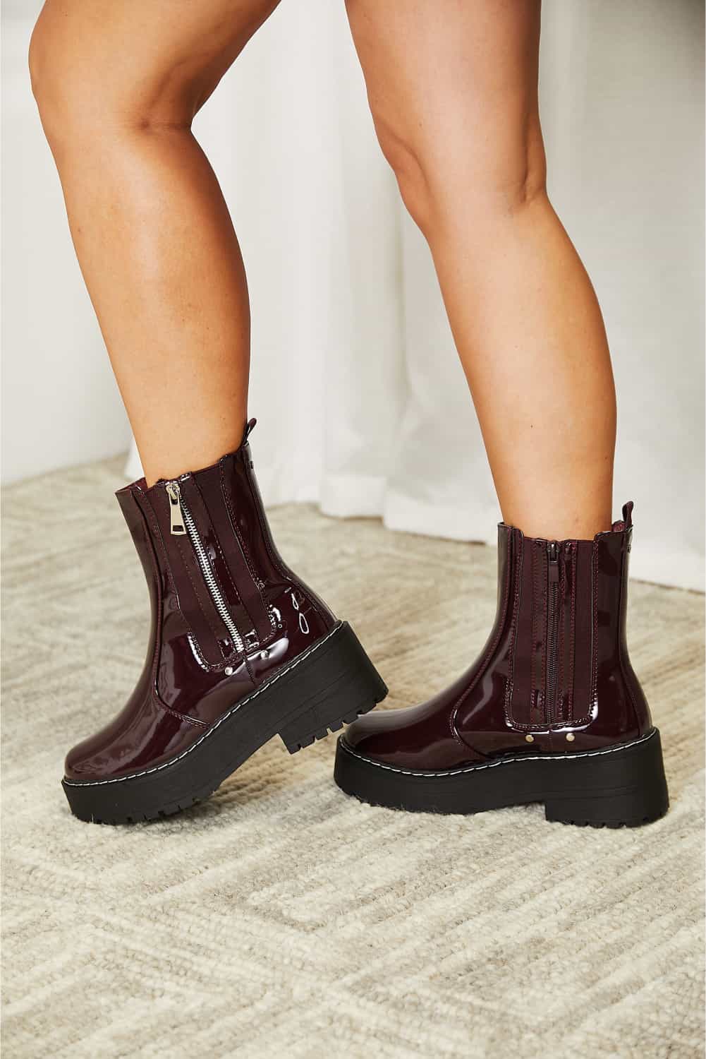 Side Zip Platform | Boots