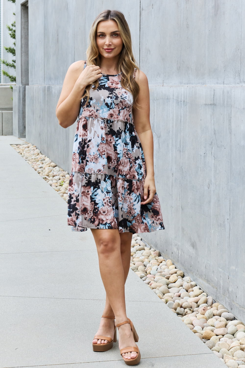 Floral Sleeveless | Dress