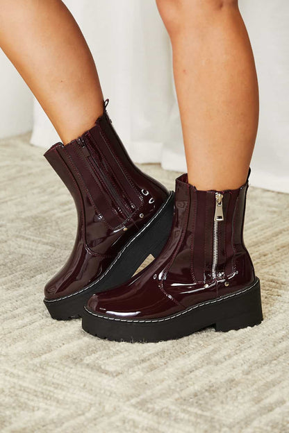 Side Zip Platform | Boots