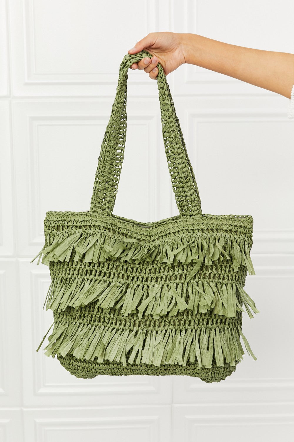 Counting Straw Fringe | Tote Bag
