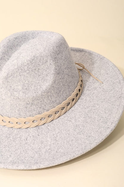 We’re Woven Together Braided Strap Fedora | Hat