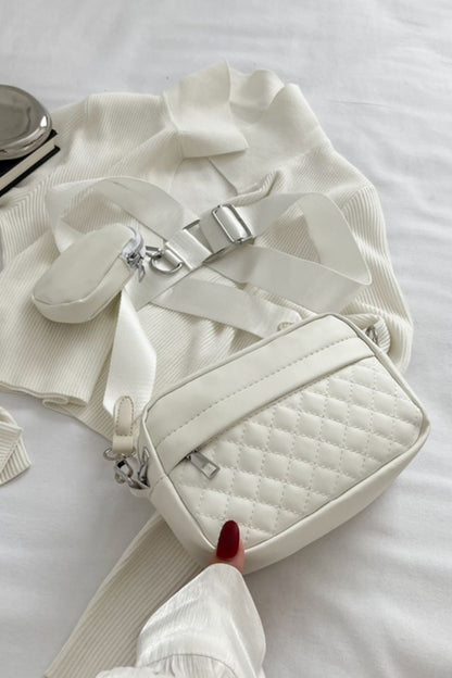 Vegan Leather Shoulder | Bag with Small Purse