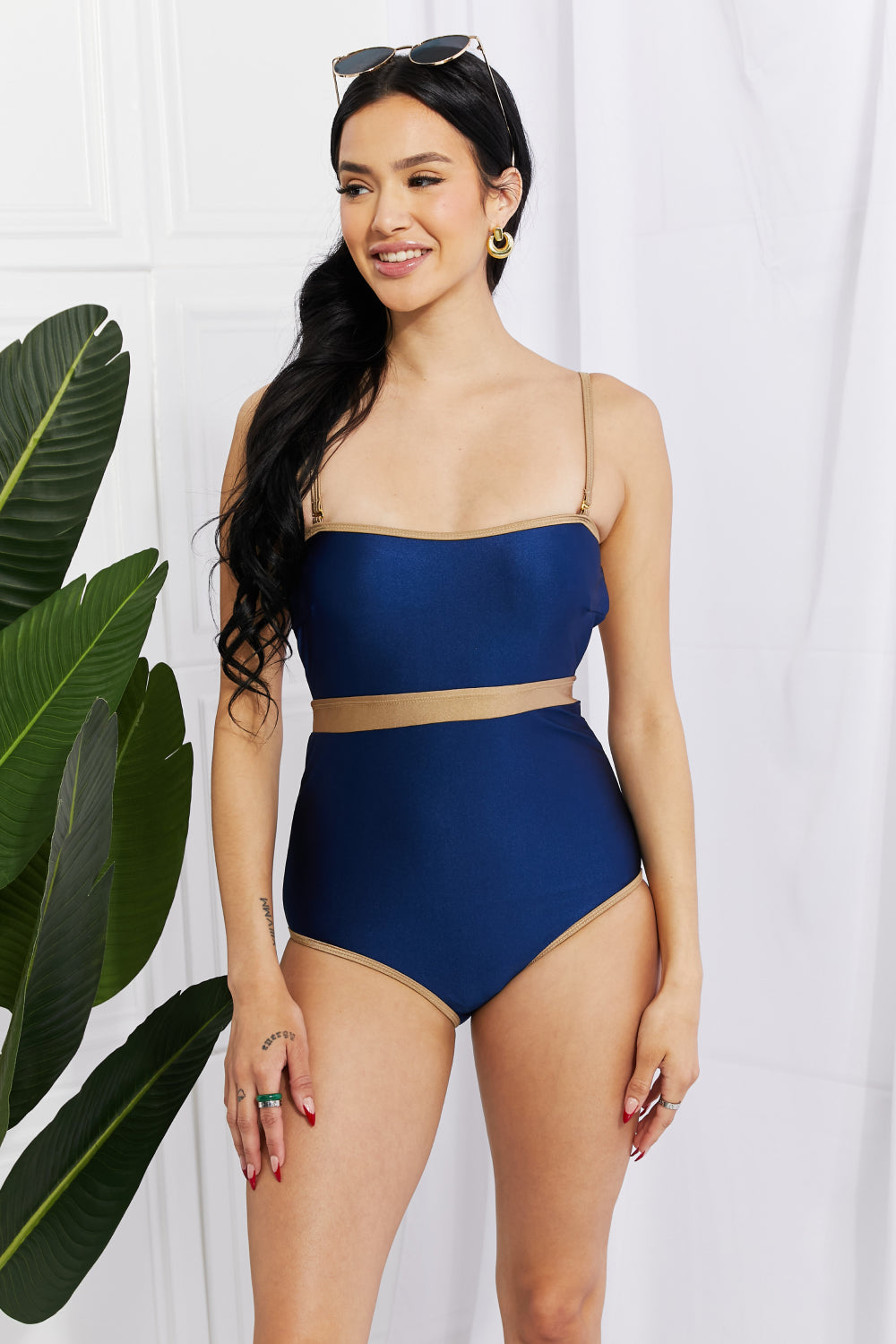 Contrast Trim | One-Piece Swimsuit