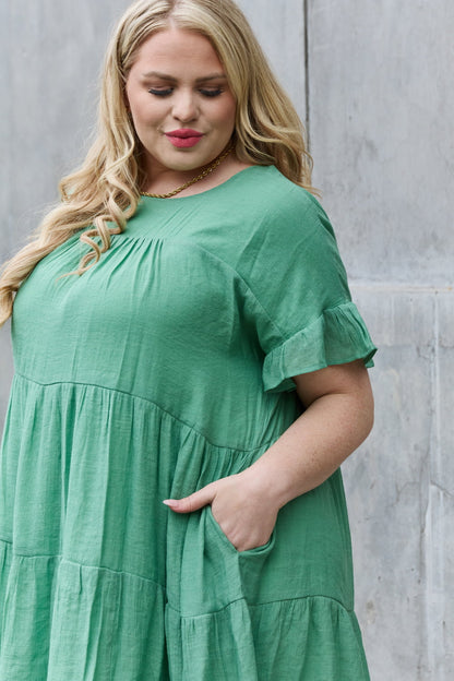 Textured Woven Babydoll | Dress