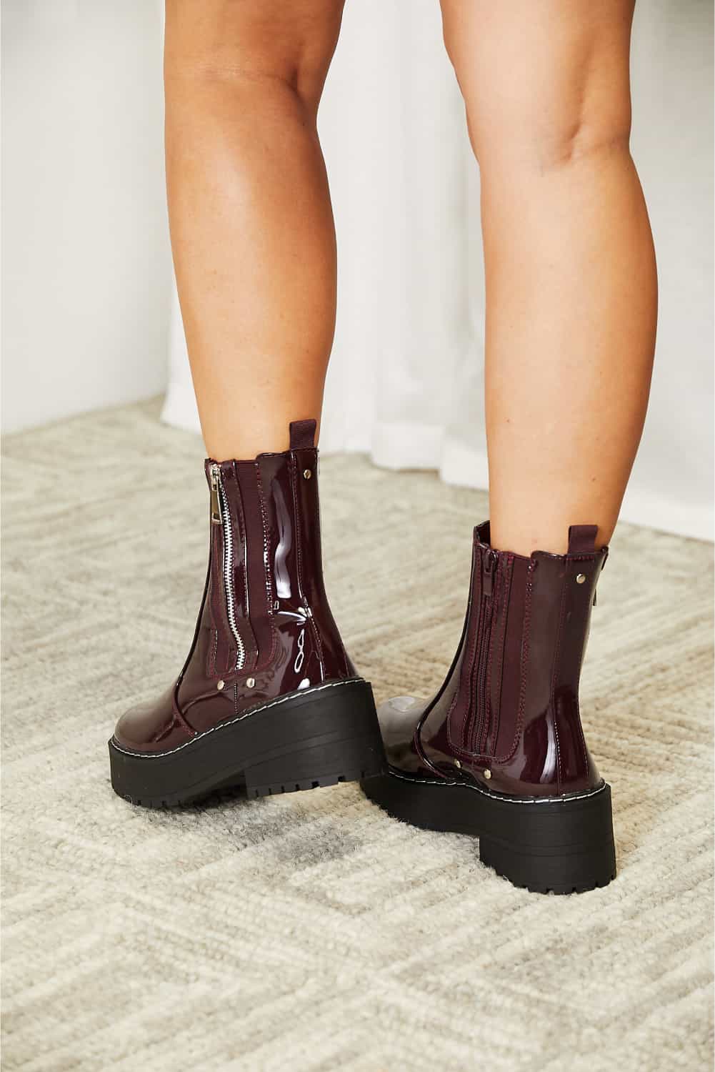 Side Zip Platform | Boots