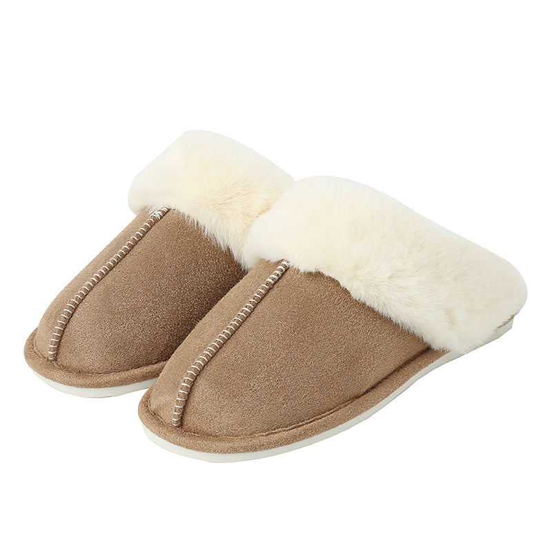 Faux Suede Center Seam | Slippers