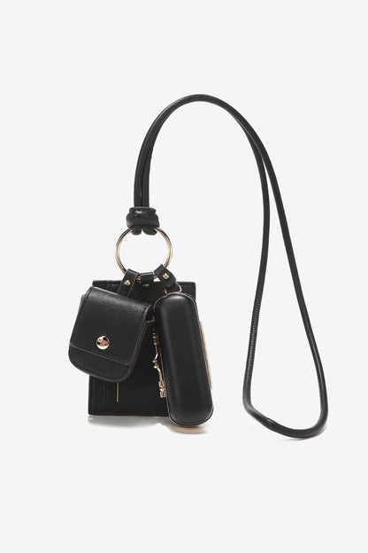 Vegan Leather 3-Piece | Lanyard Set