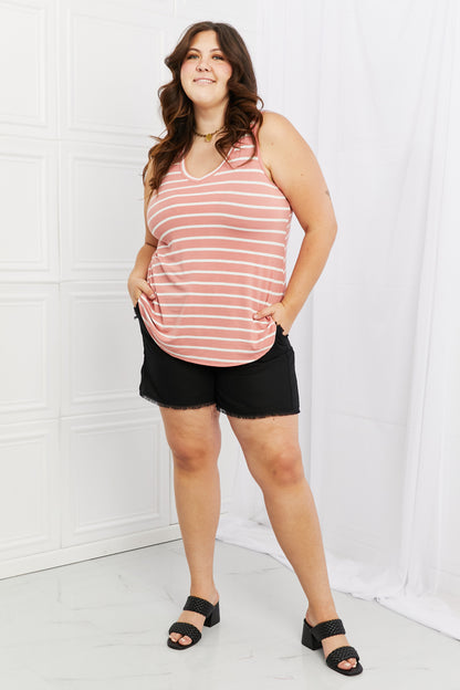 Sleeveless Striped | Top