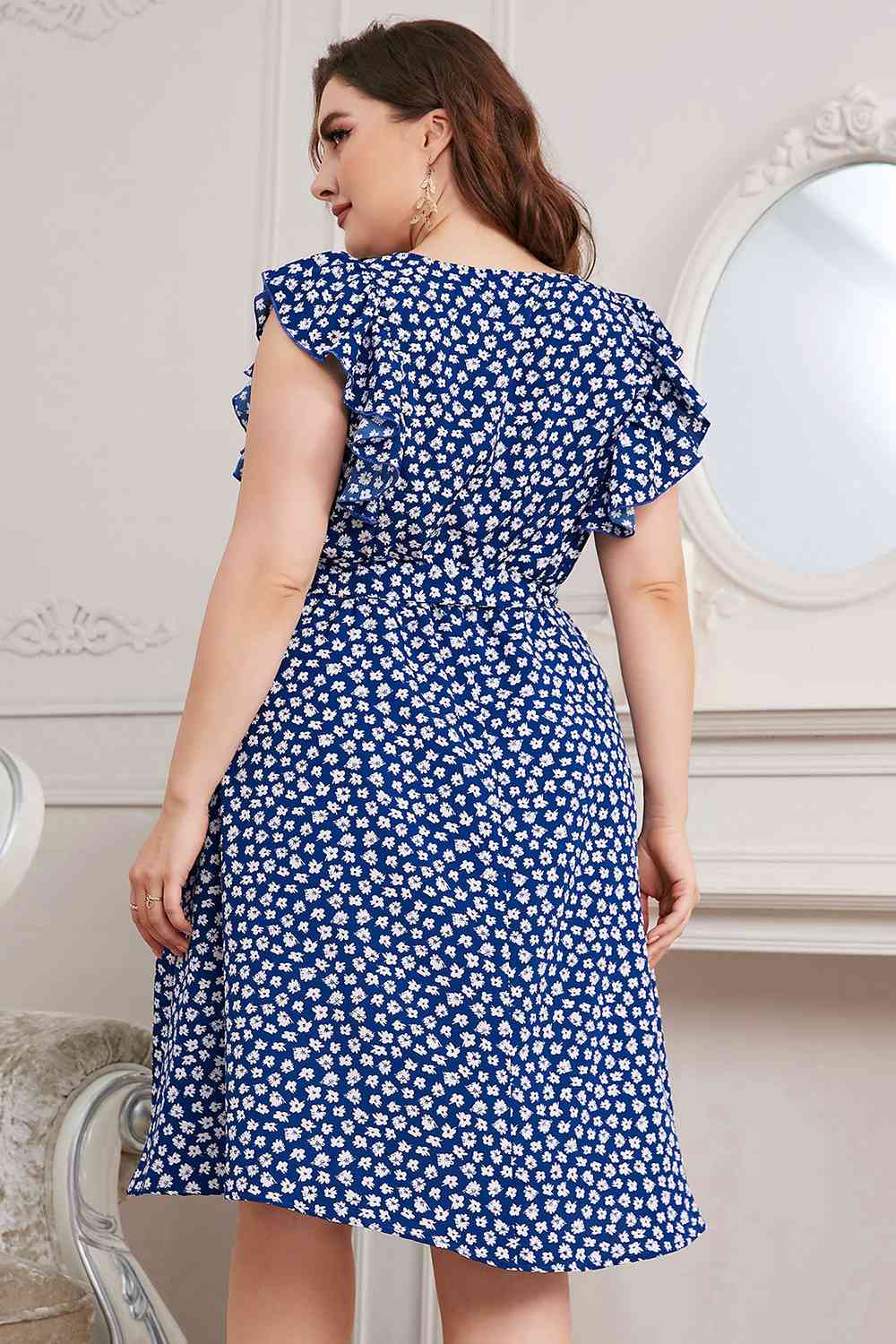 Round Neck Tie Waist | Dress