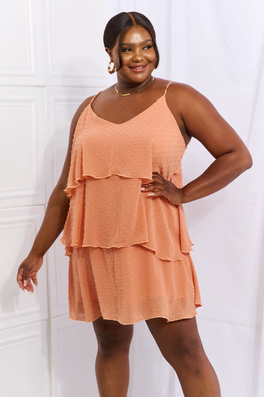 Cascade Ruffle Style Cami in Sherbet | Dress