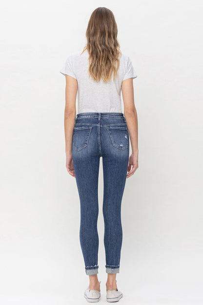 High Rise Cropped Skinny | Jeans